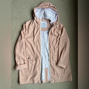 Pull and Bear Light Rose Water Pink Rain Coat - NWOT